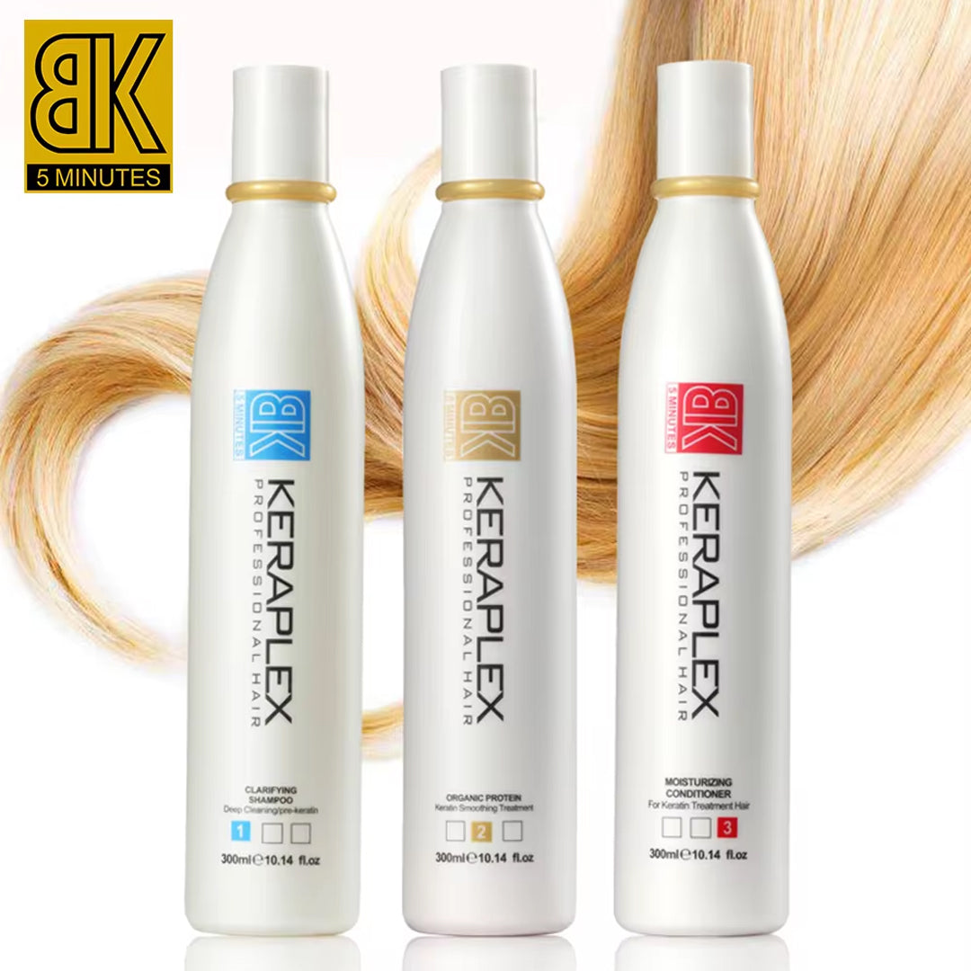 Bk Keraplex Professional Brazilian Keratin Hair Treatment Kit 300ml ...