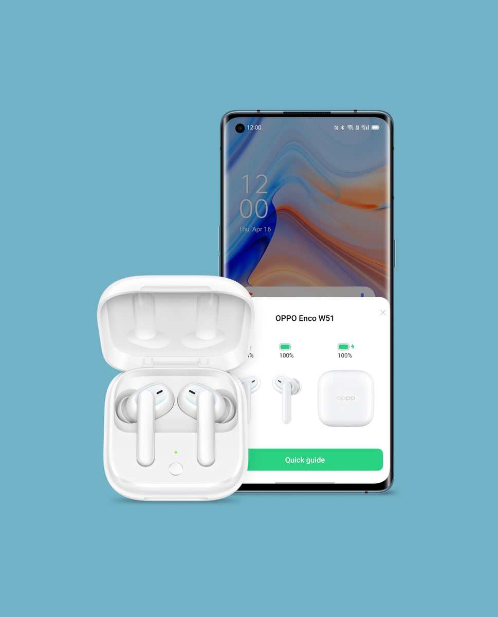 Enco W51 Earbud Headphones Oppo OPPO ENCO W51 TRUE WIRELESS