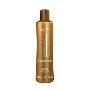 Brasil Cacau Brazilian Keratin Treatment 300ml - professional-grade keratin formula for salon-quality hair straightening and frizz control. Includes authentic barcode 7898947734835 for verification
