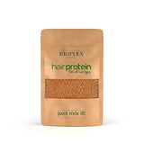 Bioplex Hair Protein Beads with a barcode number 8697429642151. This product is a Turkish brand featuring a German formula, designed for hair care and treatment