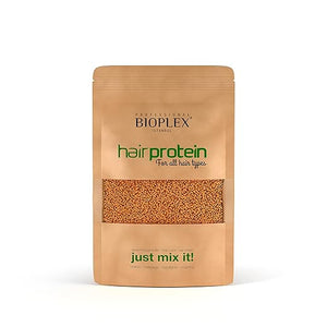 Bioplex Hair Protein Beads with a barcode number 8697429642151. This product is a Turkish brand featuring a German formula, designed for hair care and treatment