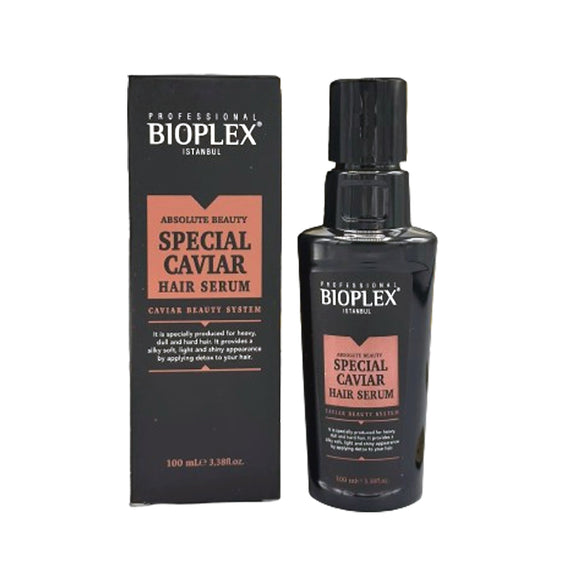 Bioplex Special Caviar Hair Serum, luxurious hair treatment with caviar extract for nourishment, shine, and frizz control. Barcode: 8699300203505