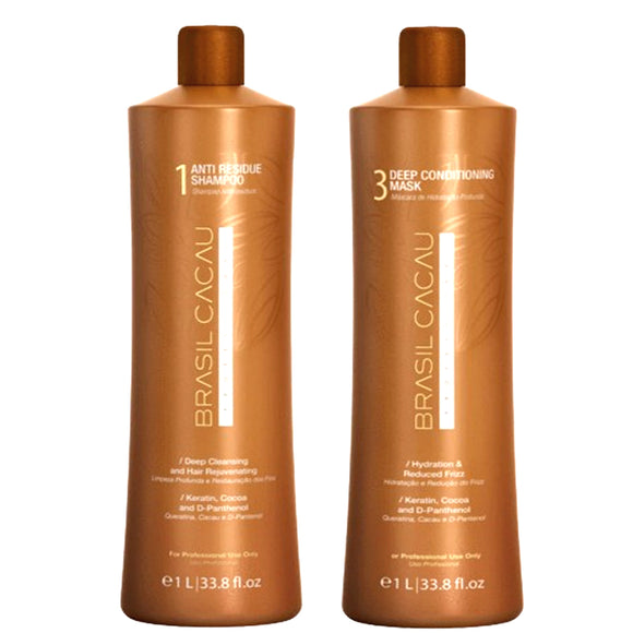 Brasil Cacau Shampoo and Conditioner 1L