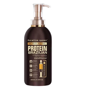 Keratine Queen Moisturizing Protein Brazilian Conditioner 800ml – Professional salon-grade hair conditioner for hydration, repair, and shine. Barcode: 5060518886669