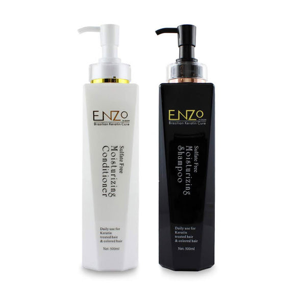 Enzo Hair Moisturising Shampoo & Conditioner Twin Pack