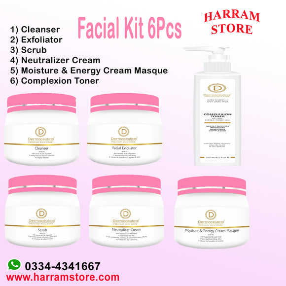 Dermaceutical Facial Kit 6pc online shopping in Pakistan 