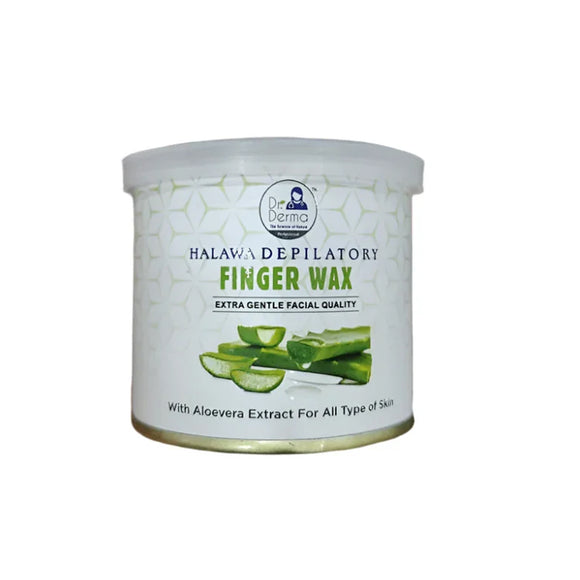 Dr. Derma AloeveraHalawa Wax 175g - natural stripless finger wax for painless facial and body hair removal at home. Barcode: 163345683