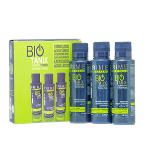 Prime Pro Extreme Bio Tanix Brazilian Protein Extreme-Force Kit 100ml (Barcode: 7898332925862) - Professional 3-step hair straightening treatment with shampoo, reducer complex and repair mask for frizzy, resistant hair.