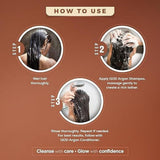 QOD Professional Argan Shampoo and Conditioner 300ml set as shown in 'QOD Shampoo and Conditioner Set.jpg'. The professional bronze and black packaging highlights the Argan Oil infused formula designed for intense moisture and shine, available at Harram Store.
Barcode: Shampoo 7898944832060, Conditioner 7898944832077