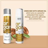 QOD Professional Argan Shampoo and Conditioner 300ml set as shown in 'QOD Shampoo and Conditioner Set.jpg'. The professional bronze and black packaging highlights the Argan Oil infused formula designed for intense moisture and shine, available at Harram Store.
Barcode: Shampoo 7898944832060, Conditioner 7898944832077