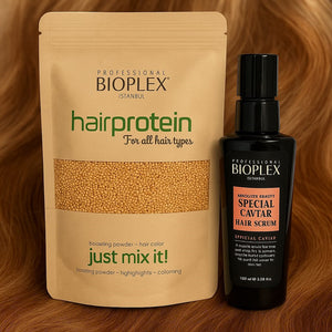 Bioplex Hair Care Combo: Protein Repair & Caviar Serum – Strengthening and Nourishing Duo for Damaged Hair. Barcode: 8697429642243